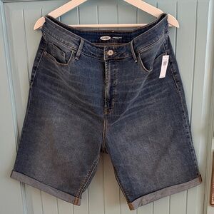Old Navy Dark Blue Women's Denim Jean Shorts